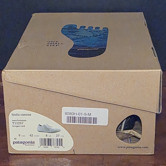 NIB Vintage Patagonia Loulu Canvas Casual Shoes (2014), Mns 9, New Unworn Cond!